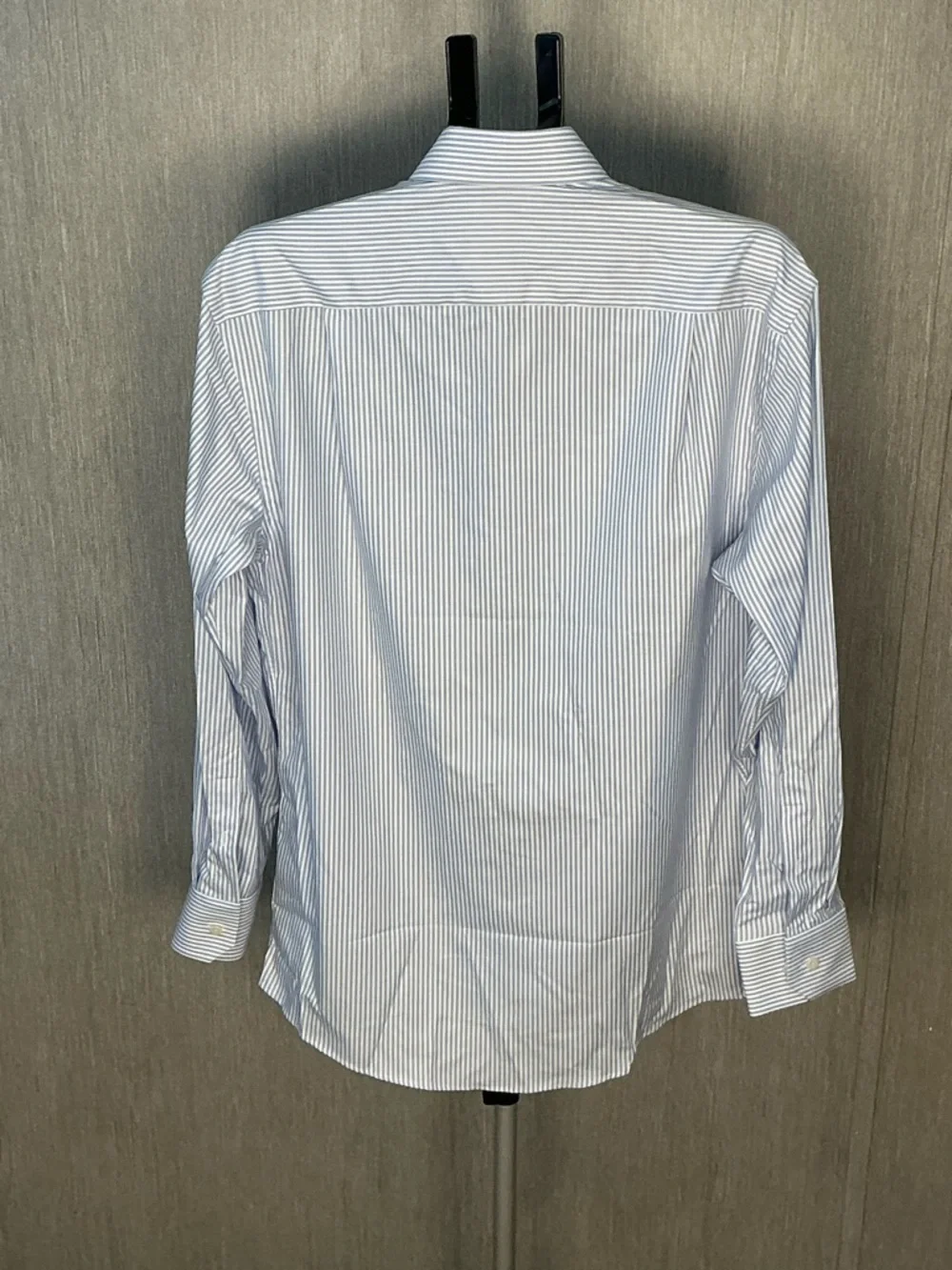 Eton Light Blue Fine-Stripe Men's Dress Shirt Neck Size 40/15 3/4 - Picture 13 of 16